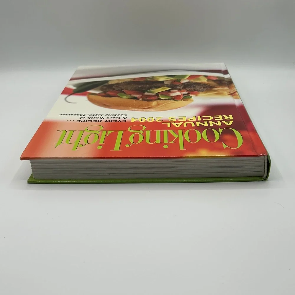 Cooking Light Annual Recipes 2004 Hardcover Cookbook Healthy Low Fat Meals‎
